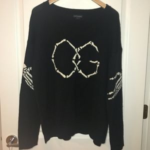 Obey Sweaters - Obey 'OG' Black + White Sweater - Size L Obey Sweaters - Obey 'OG' Black + White Sweater - Size L